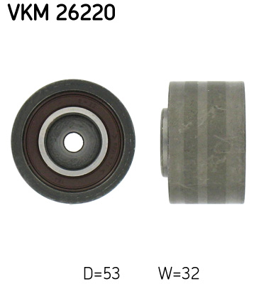Deflection/Guide Pulley, timing belt - VKM 26220 SKF